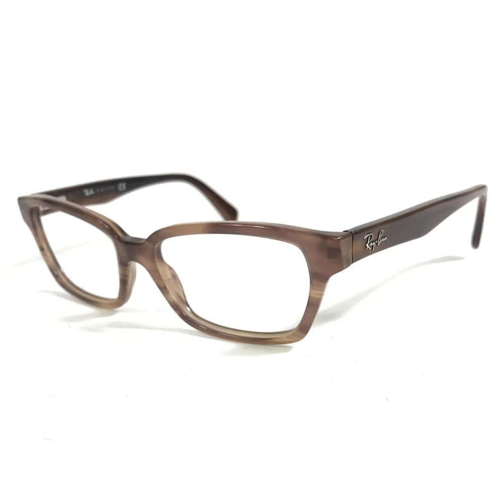 Ray-Ban Eyeglasses Frames RB5280 5135 Brown Horn Cat Eye Full Rim 53-16-140